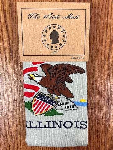 Illinois State Flag Dress Socks