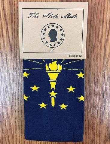Indiana State Flag Dress Socks