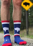 Wyoming State Flag Socks