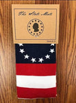 Betsy Ross 13 Stars Flag Dress Socks