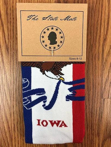 Iowa State Flag Dress Socks